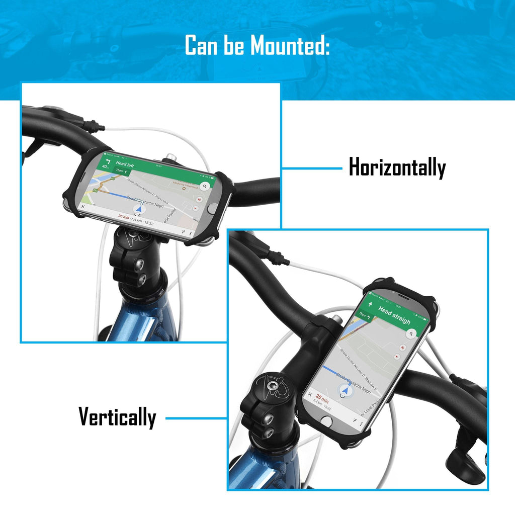Premium Bike PHONE MOUNT Made of Durable Non-Slip Silicone – TeamObsidian